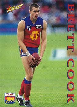 1995 Select AFL #400 Brett Cook Front